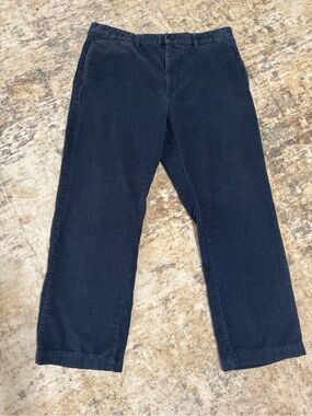 Chaps Men's Dark Navy Corduroy Pants
